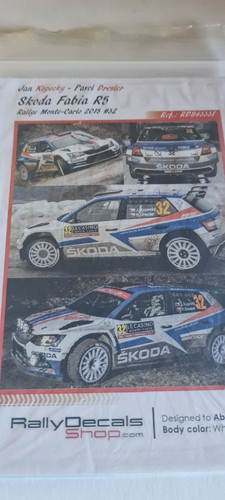 Rally decal shop skoda - rally,